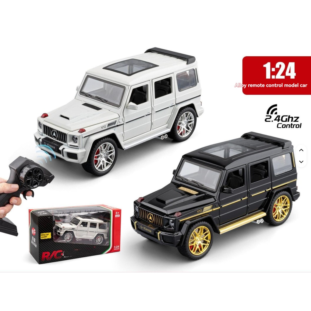 Mercedes-Benz G Wagon RC Diecast 1/24 Model Metal Car with 2.4GHz Remote